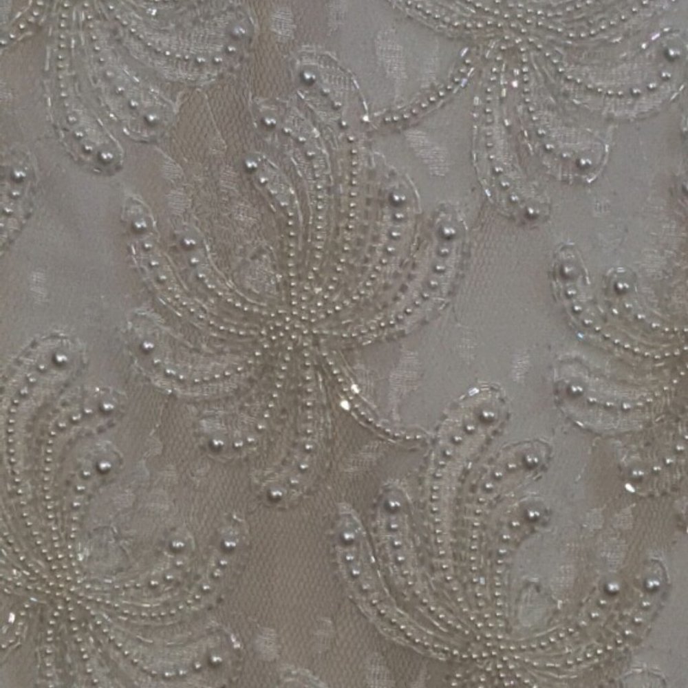 SCALA PEARL & BEADED EVENING DRESS w/CARDIGAN - Picture 7 of 7